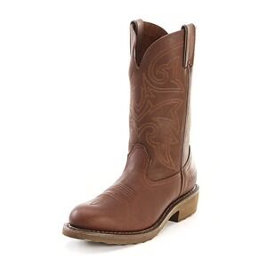 Durango Farm N Ranch 12" Brown Western Work Boots SPR Leather FR104 Sz 10EE